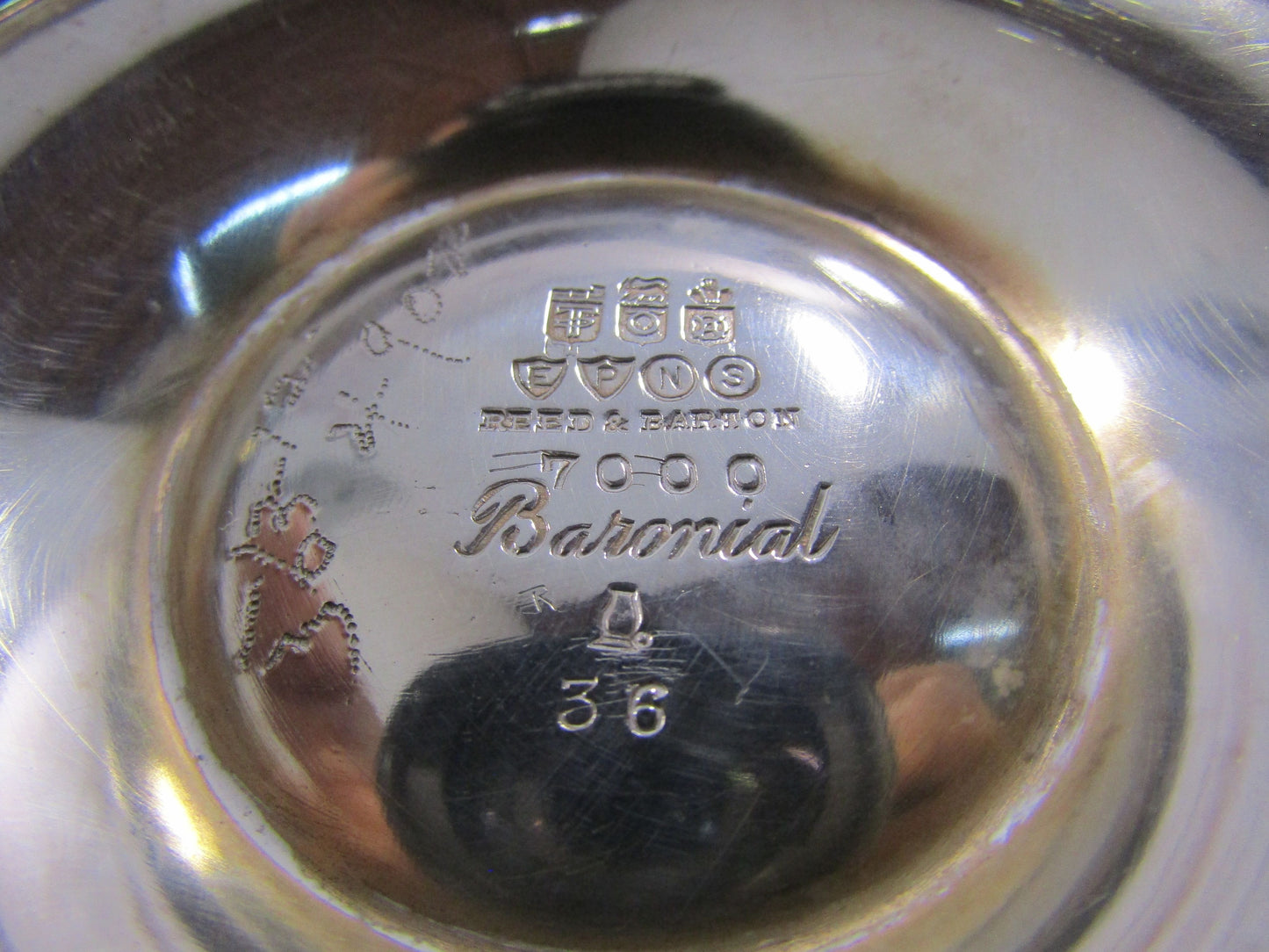 Reed & Barton Baronial Ornate Electroplated Nickel Silver Coffee Pot