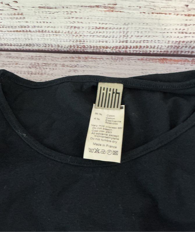 Women's Lilith Navy Blue Short Sleeve Knit Top Size S