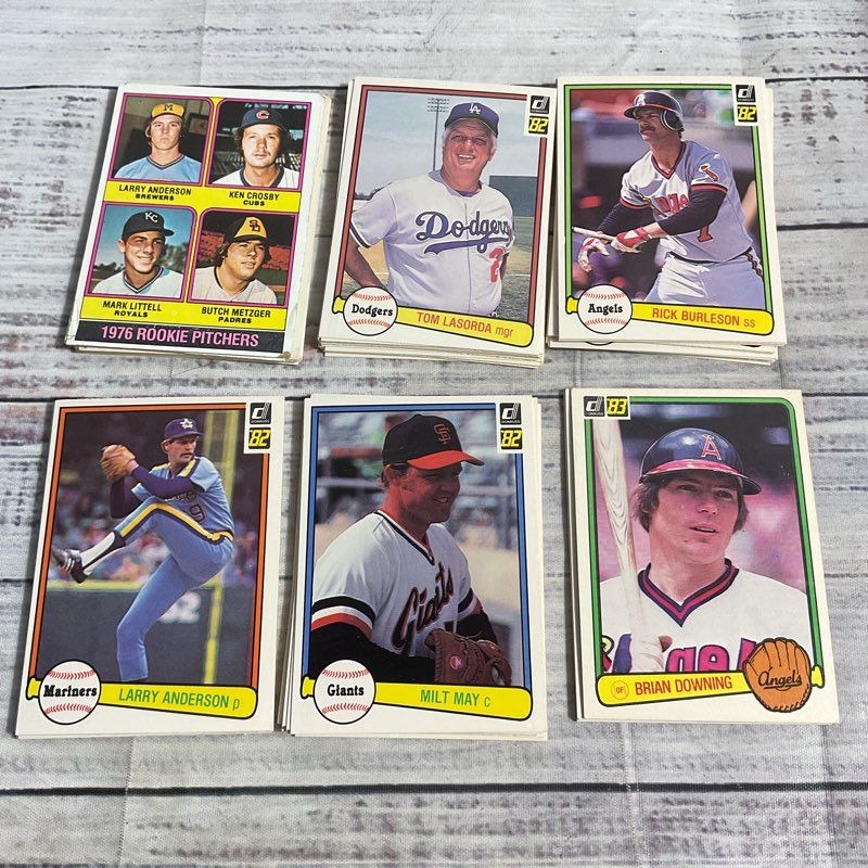 Lot Of 60+ Vtg. 1981-1982 Ungraded Donruss Baseball Trading Cards