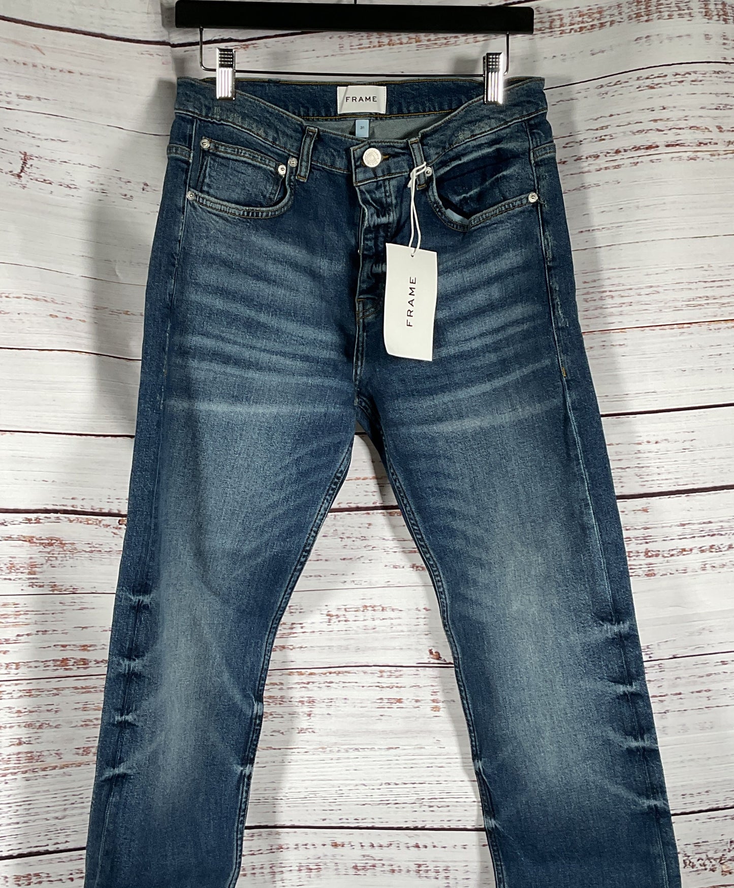 Frame Men's the Straight Whiskered Jeans Sunset Blue 31