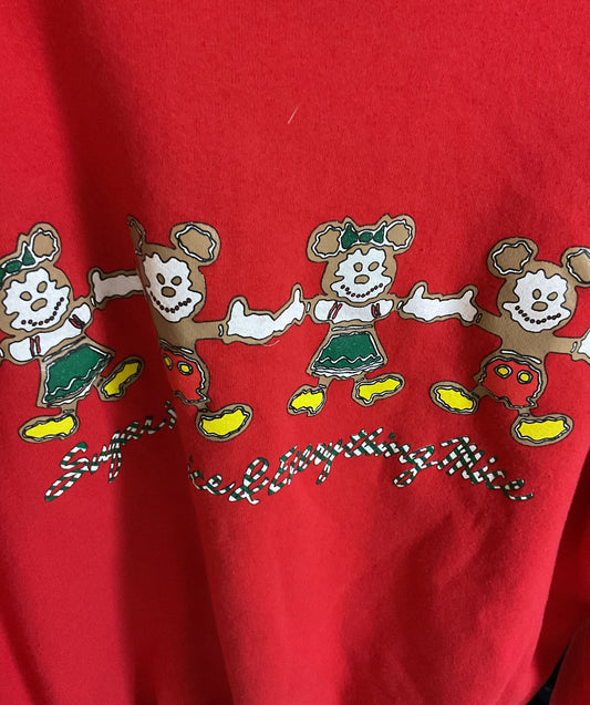 Vintage Hanes Disney Red Magical Christmas Sweater - Size XXL