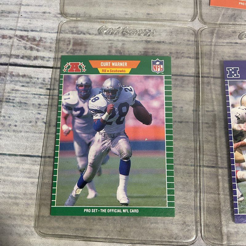 Lot Of 4 NFL Pro Set 1989 Ungraded Football Card #425 #271 #315 #404 FRESH PULLS