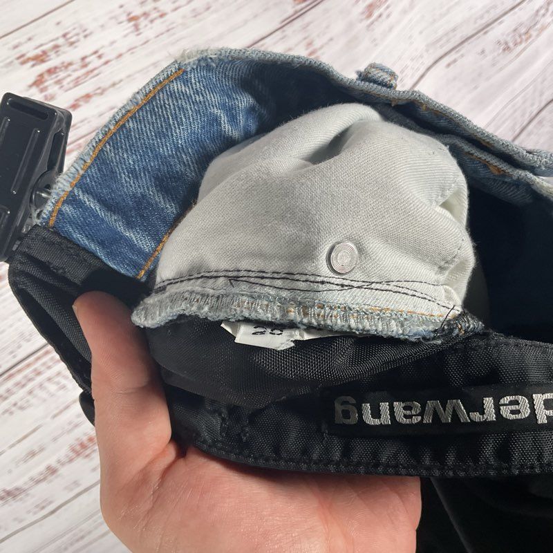 Alexander Wang T Hybrid Cargo Low Rise Loose Fit Jeans Women's Pants - Size 26