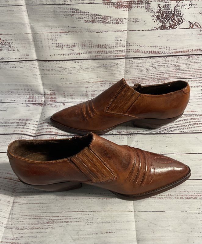 Guess By Georges Marciano Women's Brown Leather Ankle Booties Size 6.5B