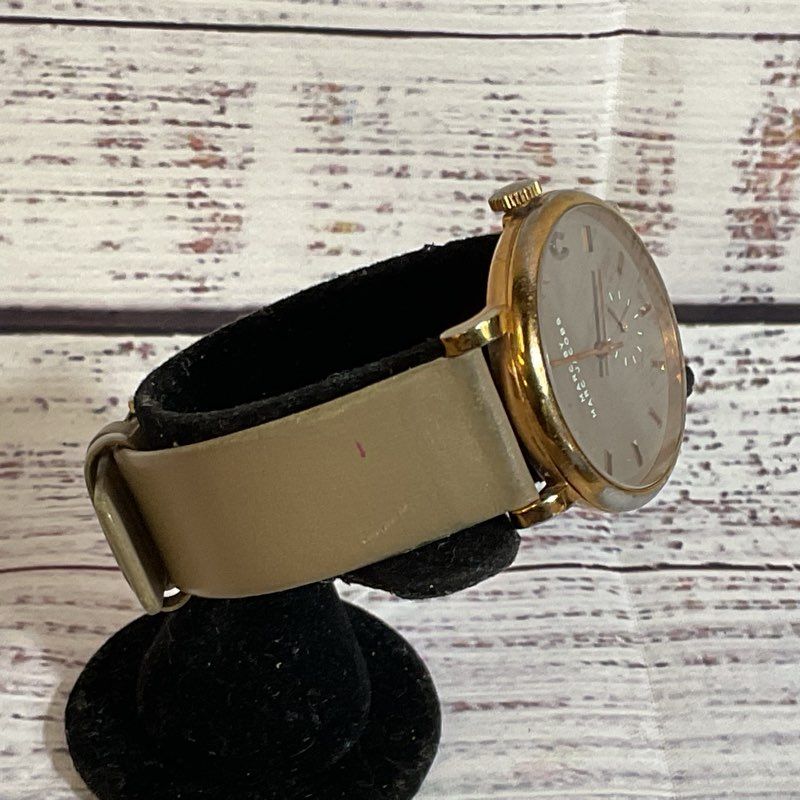 Marc By Marc Jacobs MBM1266 Baker Watch Women's Gold Tone Leather Watch