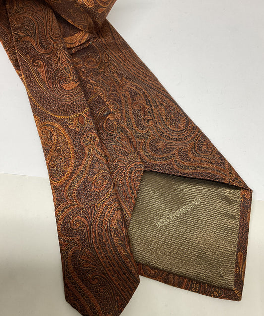 Dolce & Gabbana Paisley Tie Italy