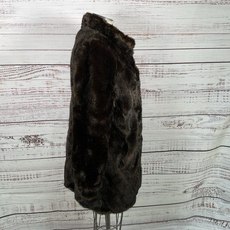 LA MAISON DE LA FAUSSE FOURRURE Paris Women's Faux Fur Coat- SZ XS