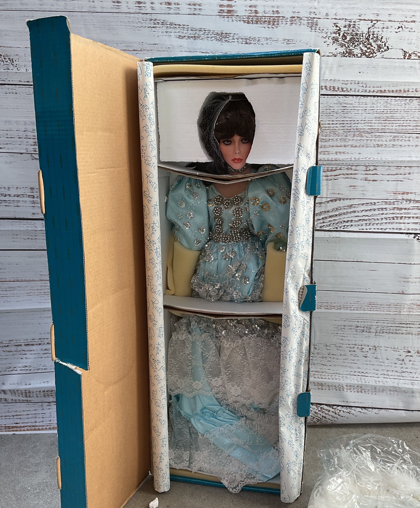 Gorgeous Rare 36" Rustie Tori Artist Porcelain Aurora Doll Collector's 1999