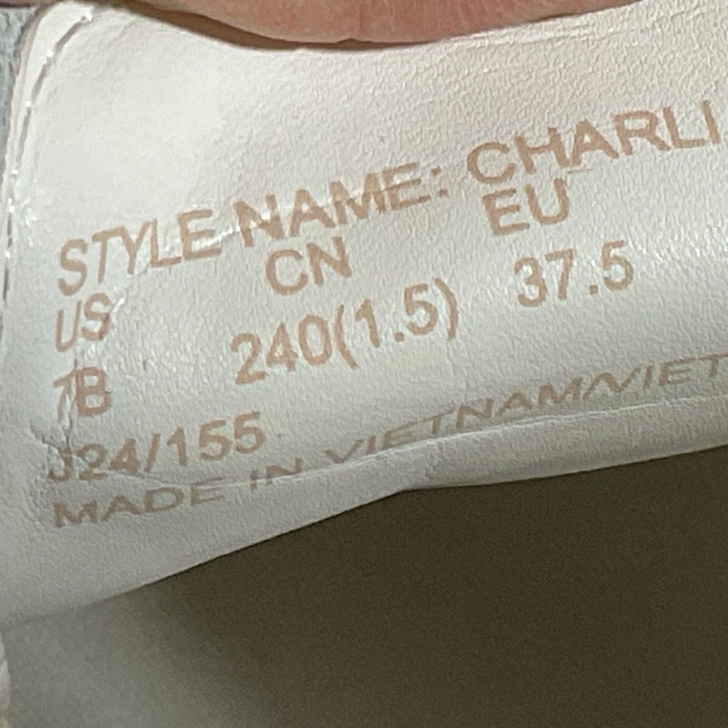 KATE SPADE Women's White & Pink Leather Sneakers- SZ 7B