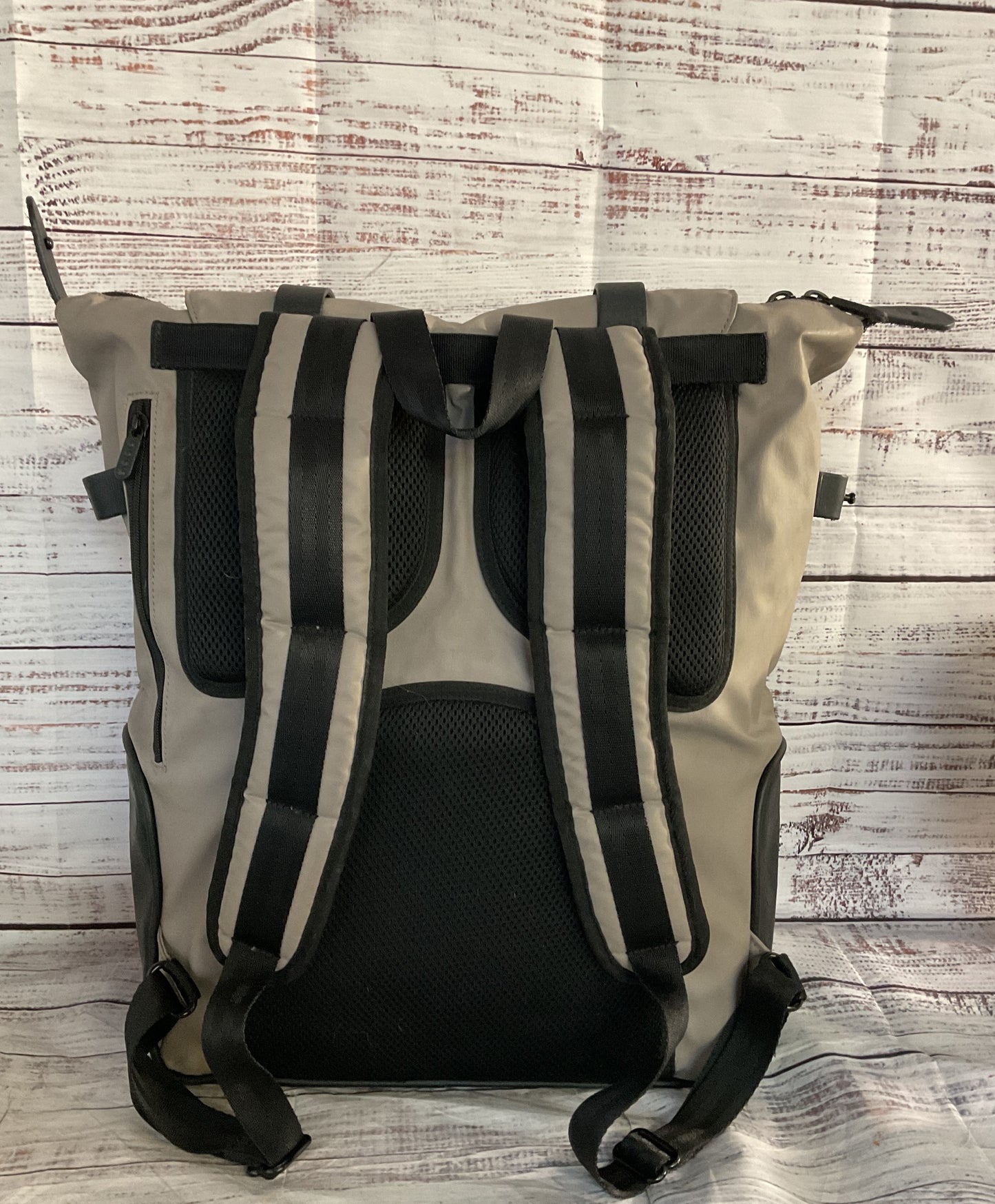 Dot Drops France Travel Backpack Beige