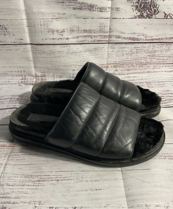 Marni Black Slide Sandal Women 9.5-10
