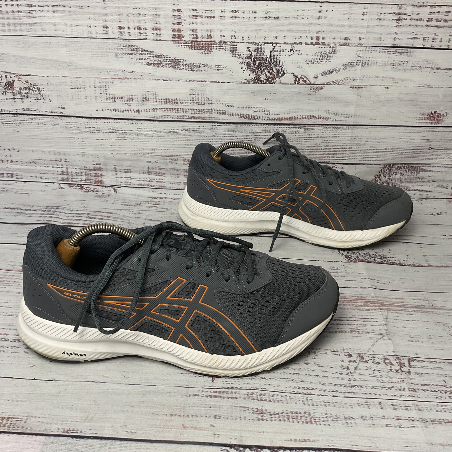 Asics Gel-Contend 8 Grey Athletic Sneaker Shoe Men Size 10.5