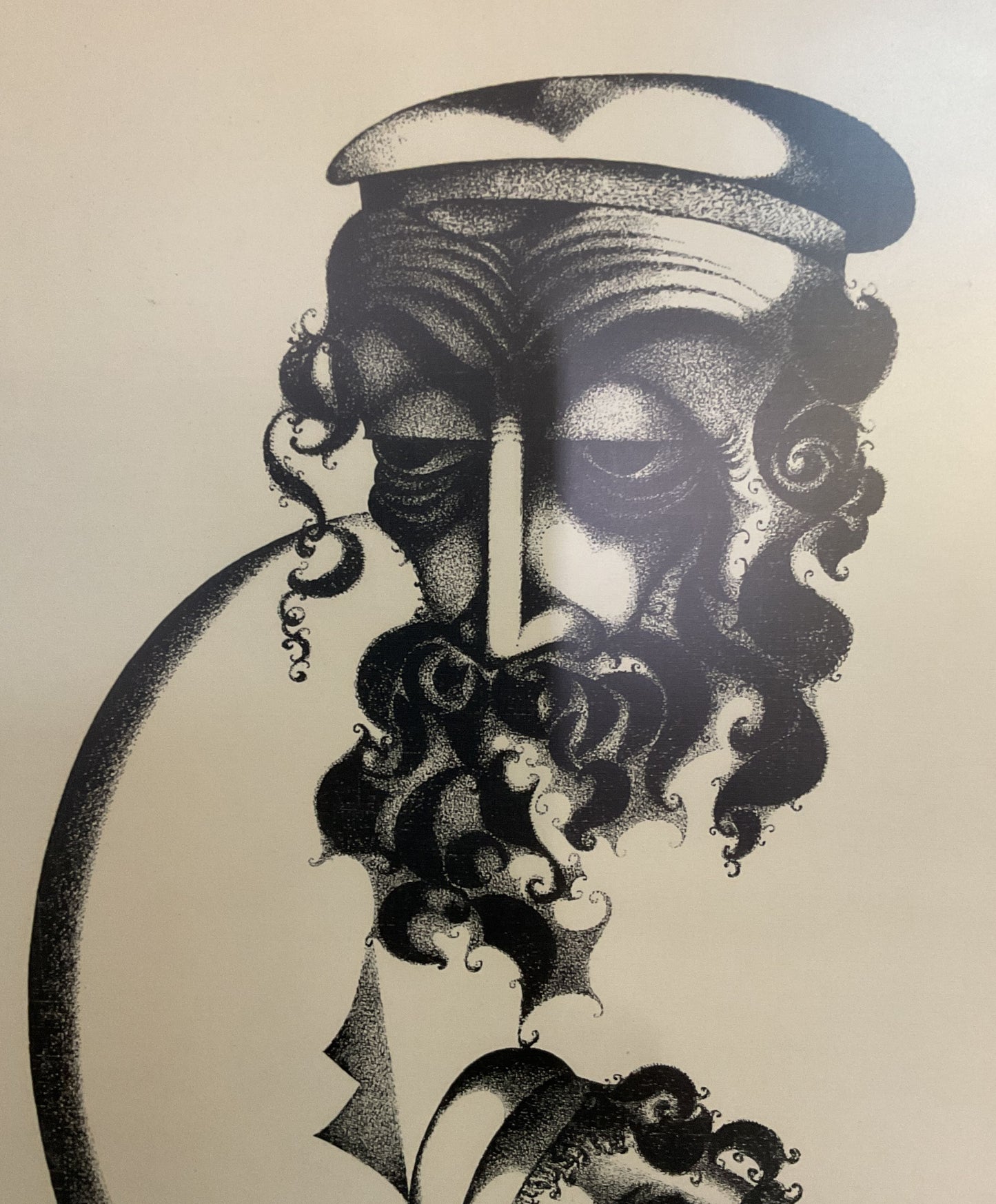 Moshe Bernstein Father & Son Print Artist Signed