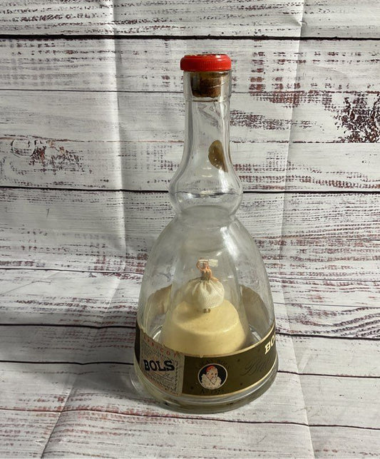 Vintage Bols Ballerina Liqueur Bottle Music Box –Rotating Dancer Liquor Decanter