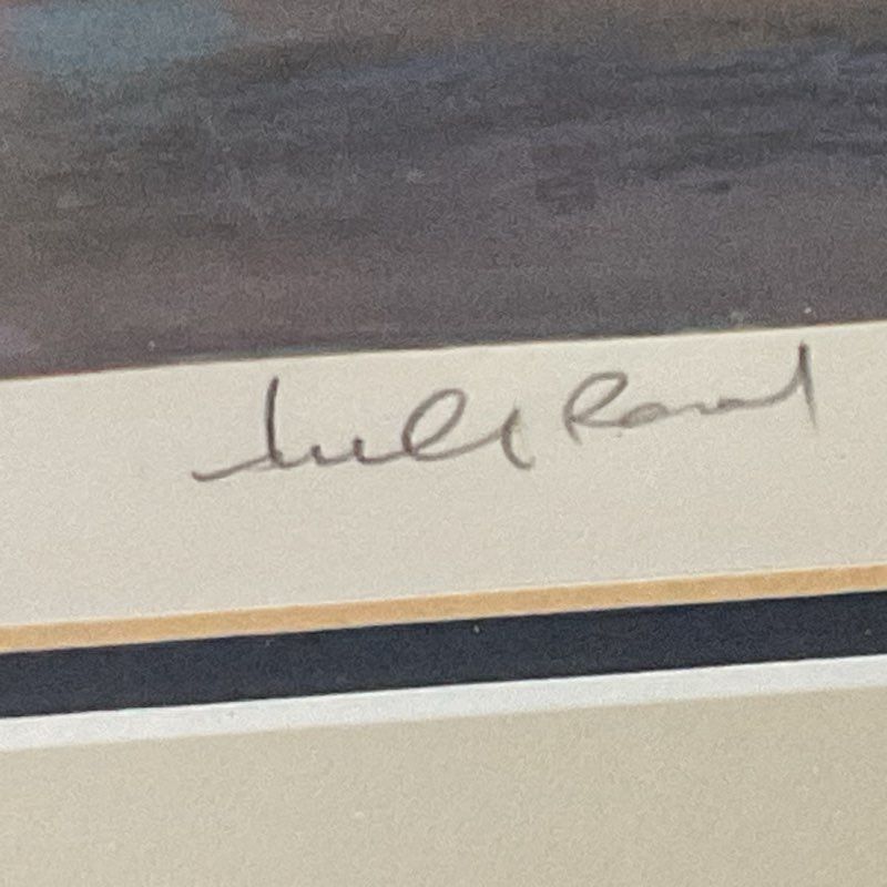 Signed & Numbered LUCILLE RAAD "Low Tide" Serigraph Print- FRAME 39.5" X 32.5"