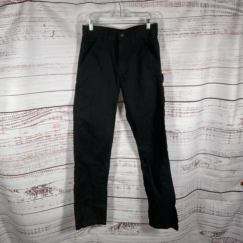 Carhartt Black Relaxed Fit Twill Utility Work Pants - Size 30/34