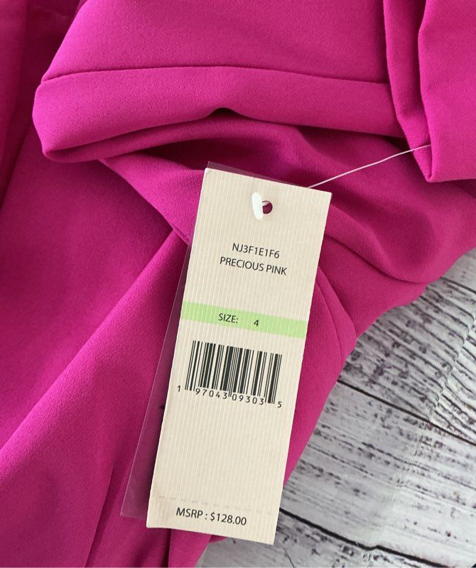 NWT Nanette Lepore Pink Blazer Size 4 Retail $128