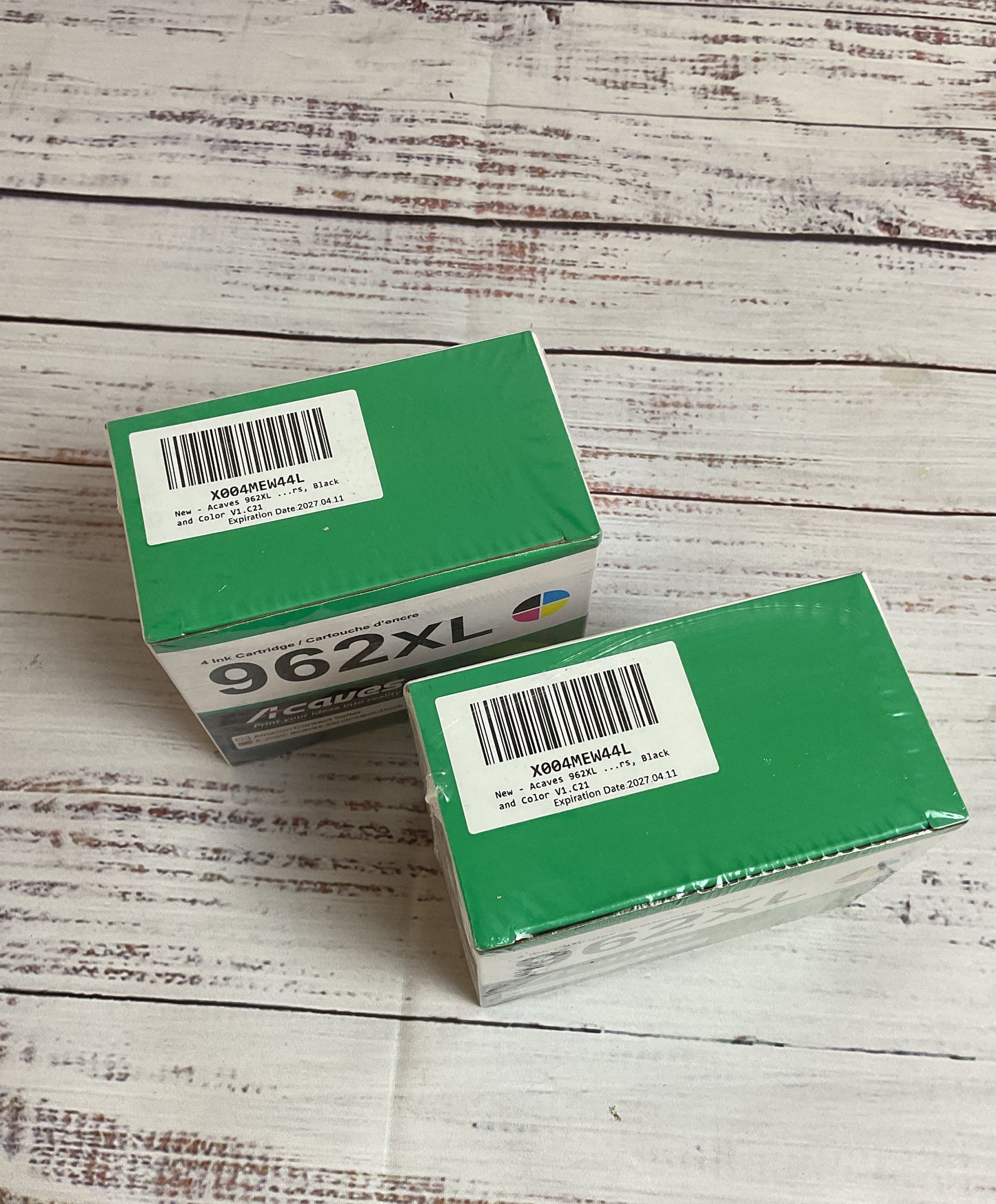 Acaves Set of Two 962XL 4 Ink Cartridges, New in Box
