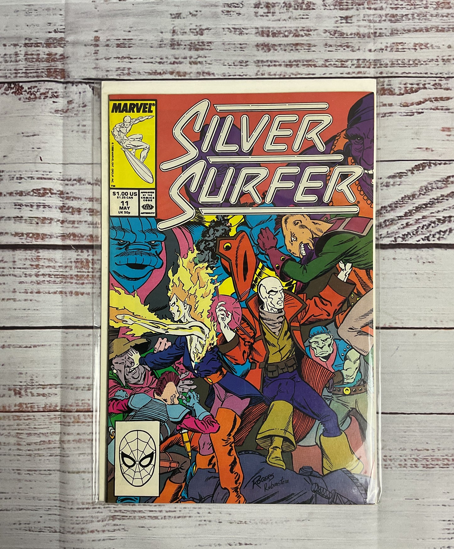 NEAR MINT Marvel LOT of 10 1987-1988 Silver Surfer Comic Books