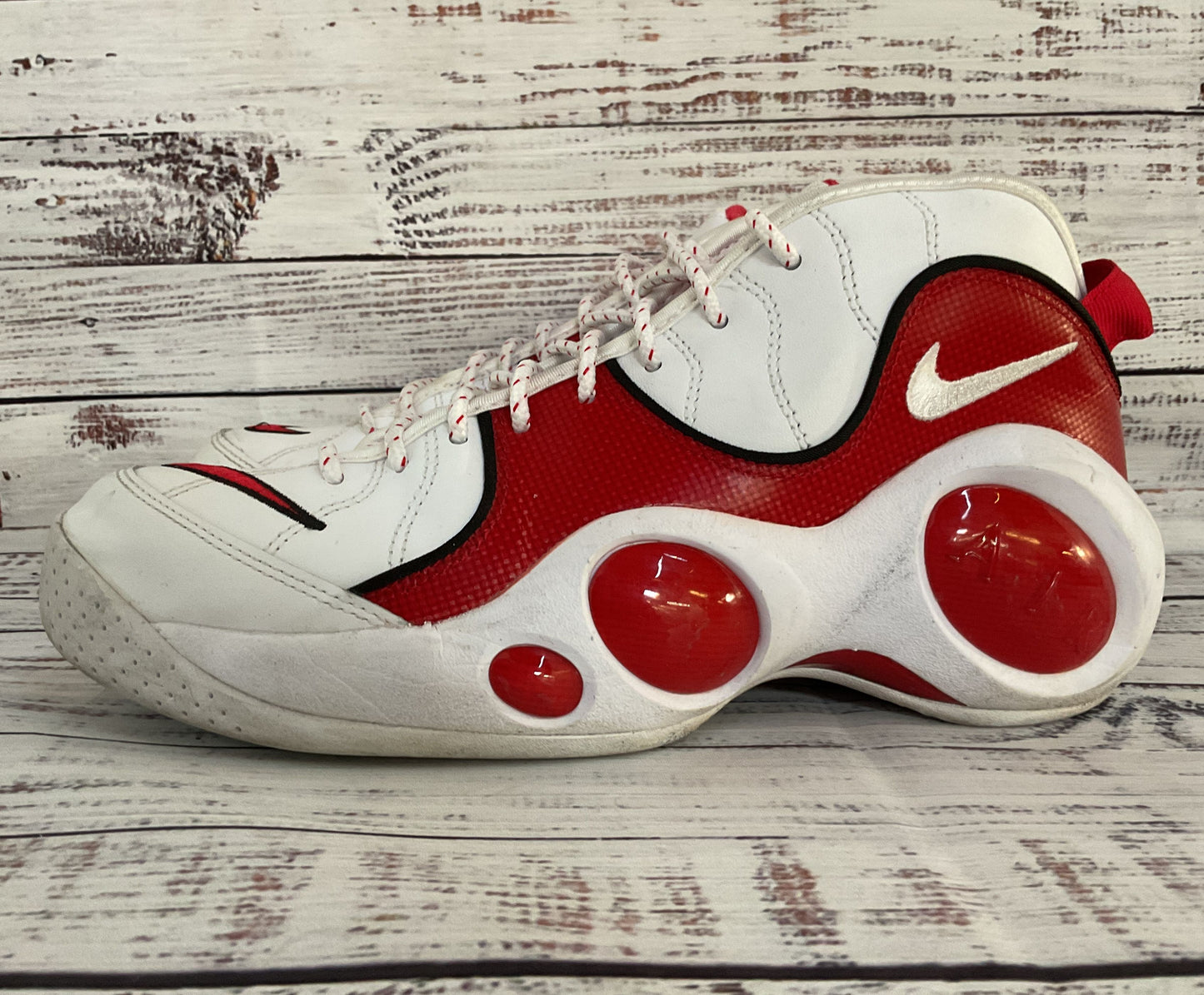 Nike Air Zoom Flight 95 True Red Men's Basketball Sneakers Size 9 DX1165-100