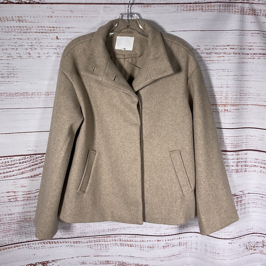 Na-Kd High Neck Short Button Up Coat Jacket - Size 32EU