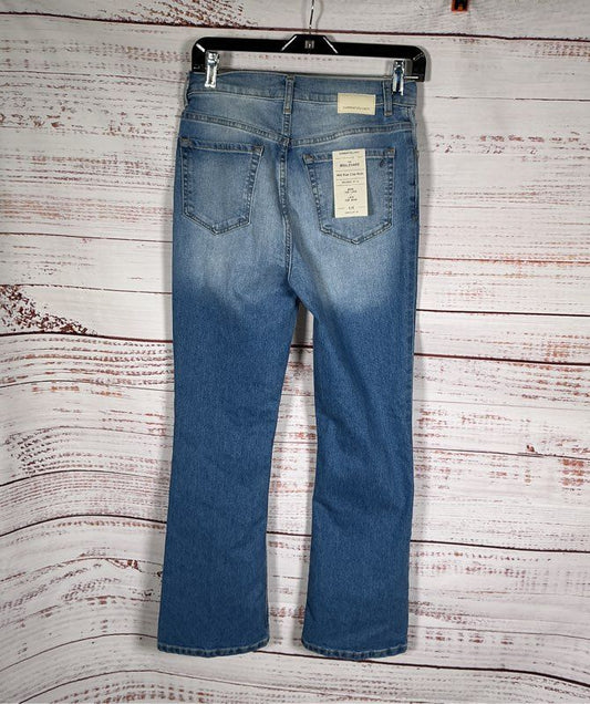 NWT The Boulevard Mid Rise Crop Boot Current Elliot Jeans Size 27 Retail $158