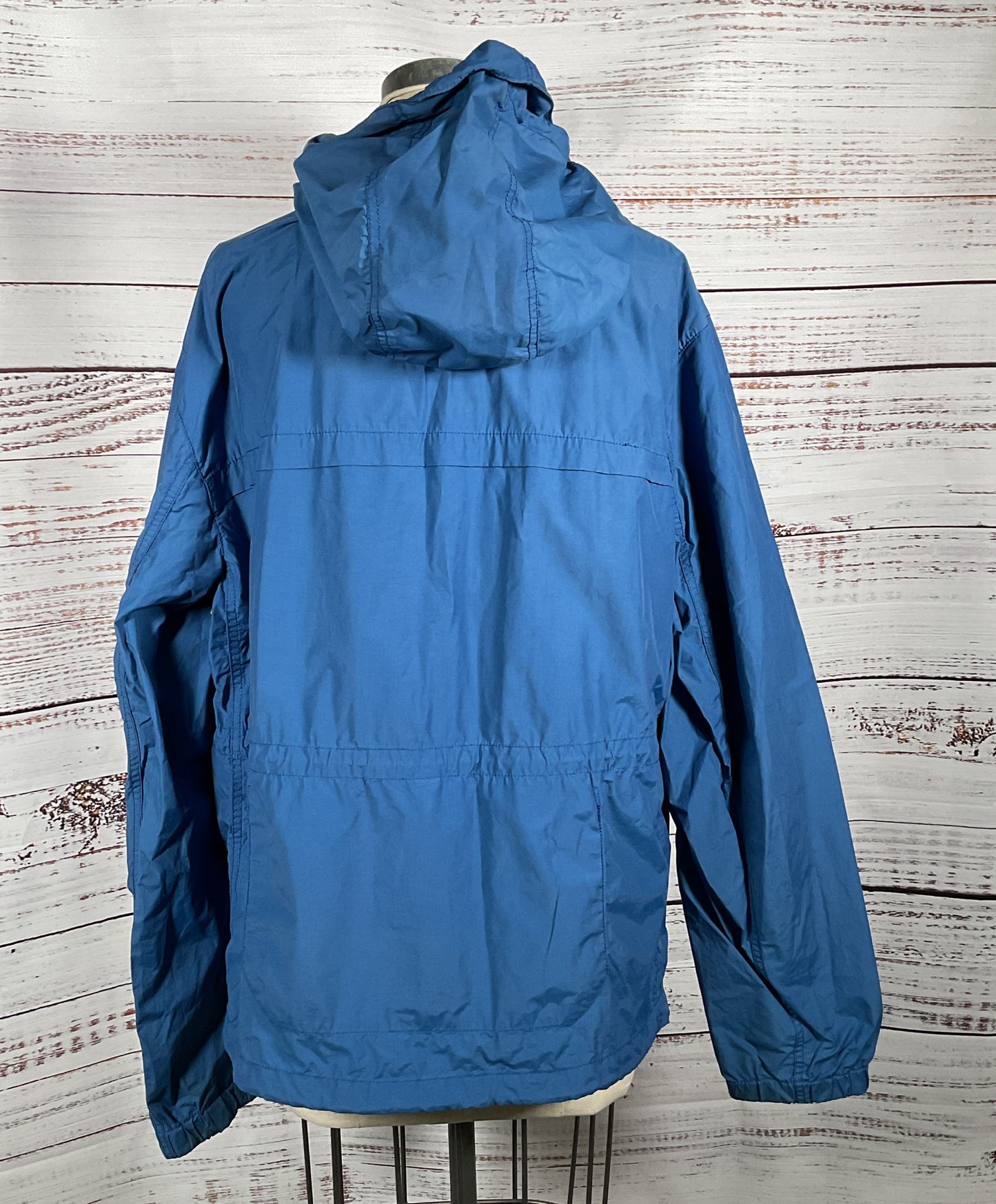 Coach Hooded Packable Windbreaker Jacket Marine Blue XL