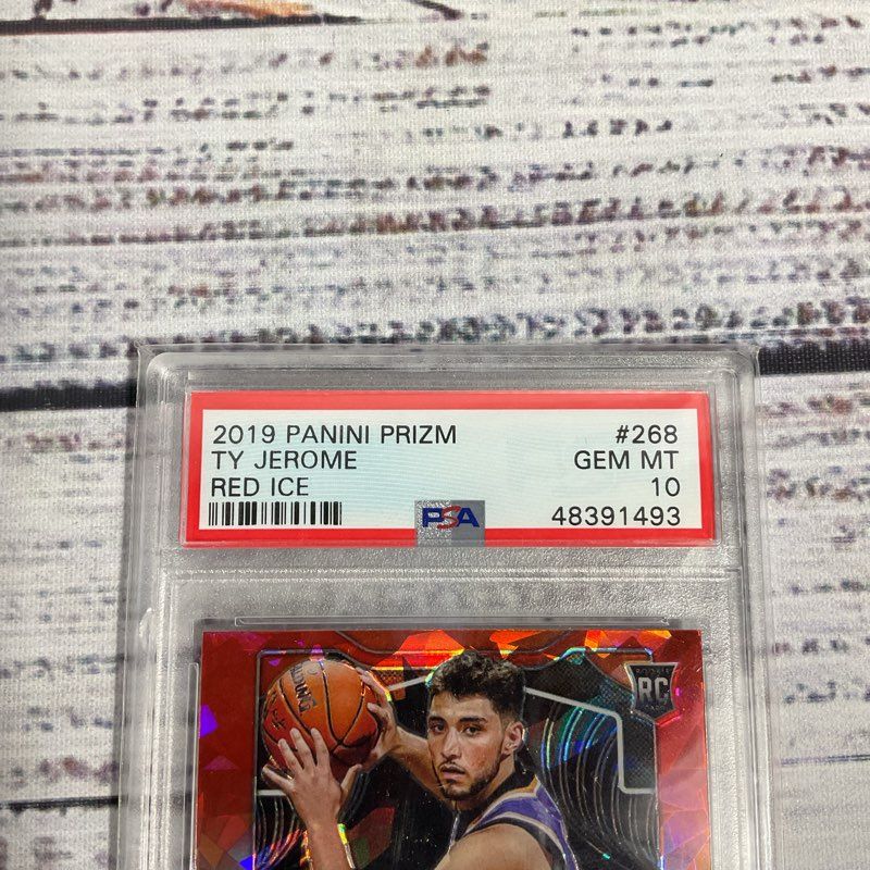 2019 Panini Prizm Red Ice #268 Ty Jerome Rookie RC GEM MINT PSA 10
