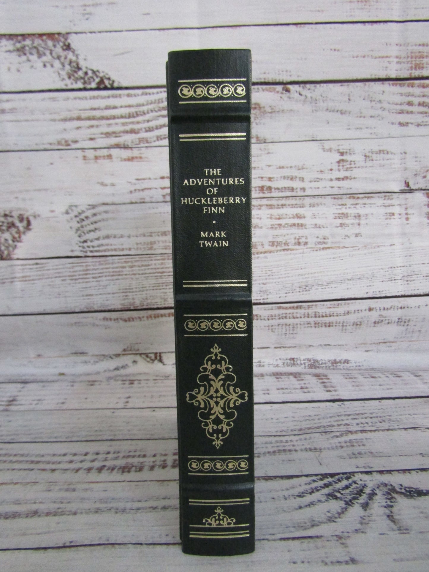 Franklin Library The Adventures of Huckleberry Finn by Mark Twain