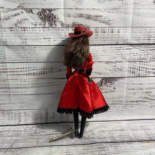 VTG. 1997 Barbie Grand Old Opry Country Rose Red Dress Western Cowgirl Doll