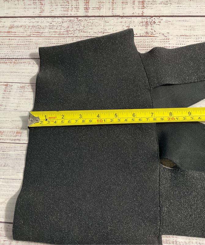 A.L.C. Women's Black Rayon Metallic Cropped Top Size XS