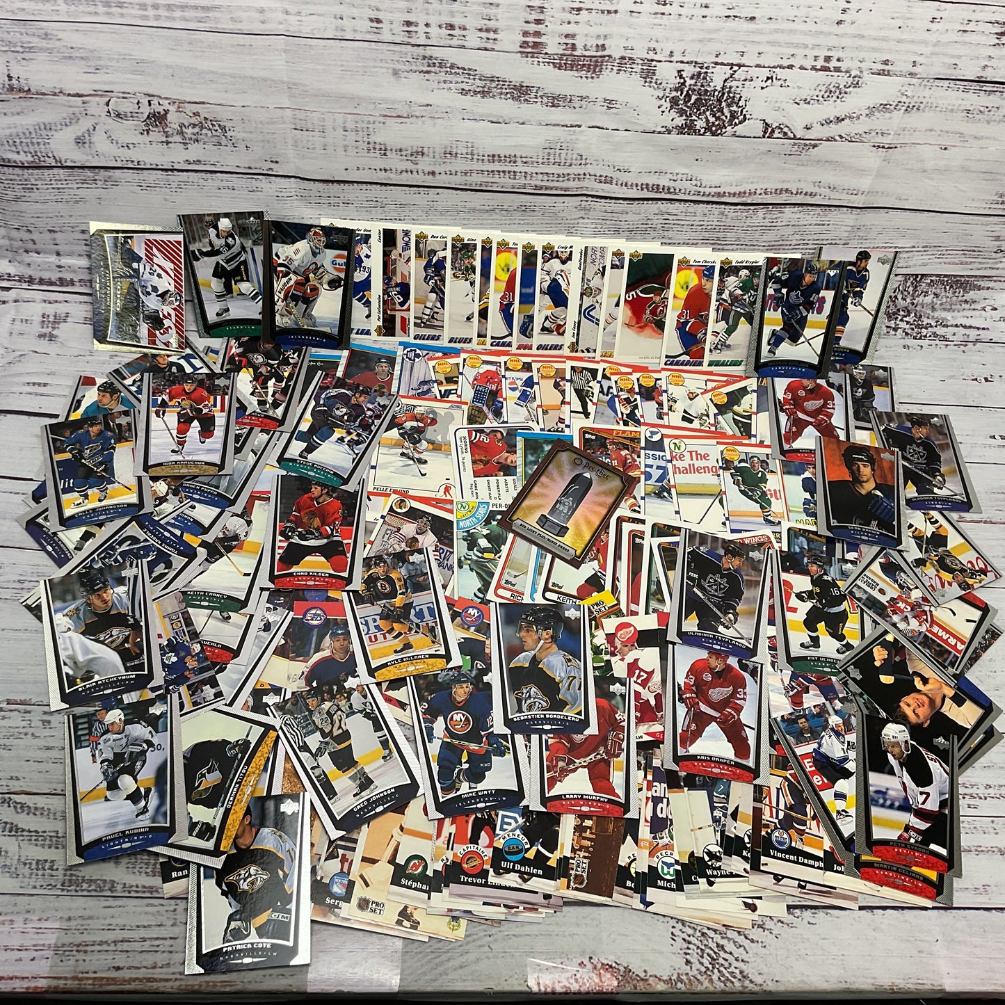 Mixed Brand NHL Hockey Trading Card Lot 150+