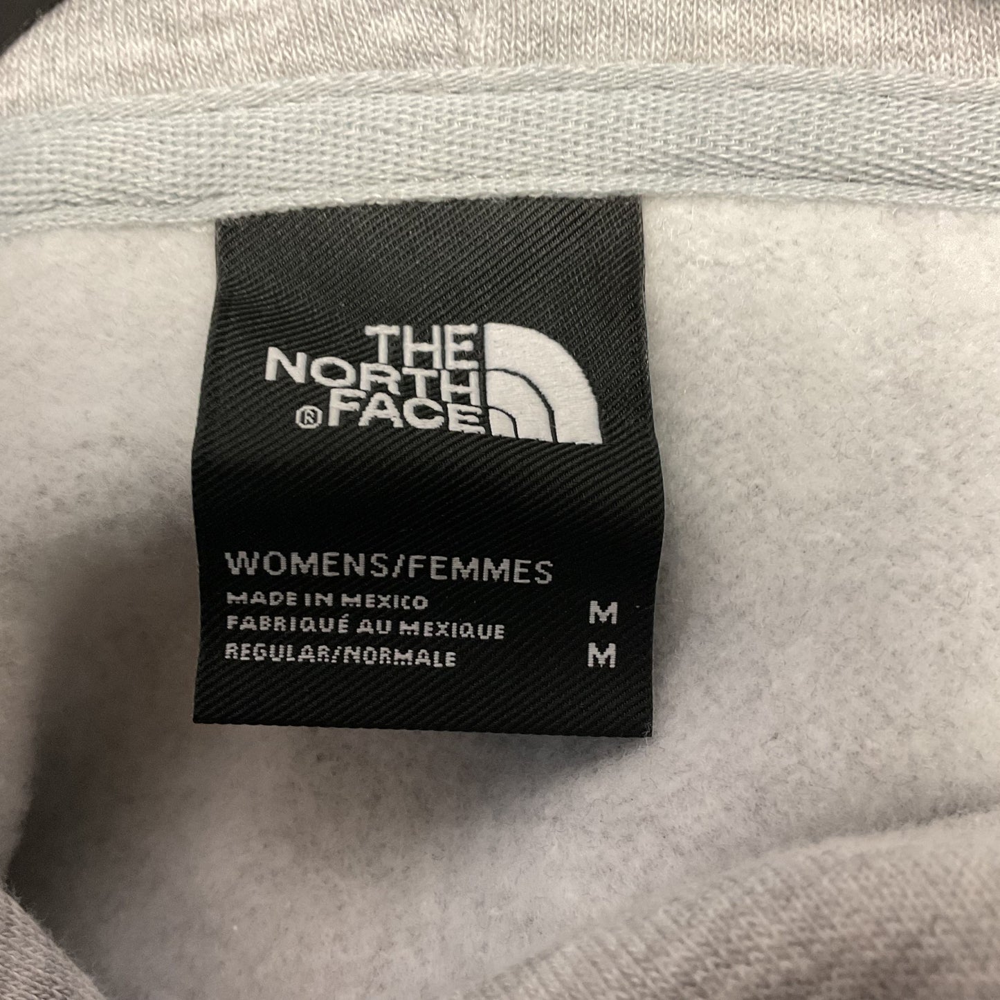 The North Face Grey Pullover Hoodie Jacket - Size M