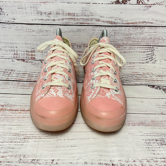 Converse X Golf Le Fleur Pink Suede Snake Skin Pattern Sneaker Shoe Sz 6.5M 8.5W