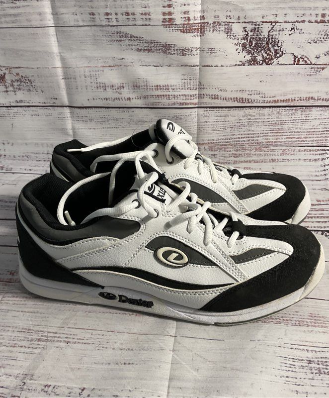 Dexter Jason III Black & White Bowling Shoes Size 10 M Men's Model B2008-15