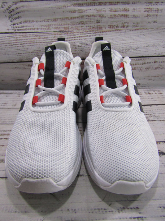 Adidas Racer TR23 Boy's White Low Top Sneakers Size 5 IG4925