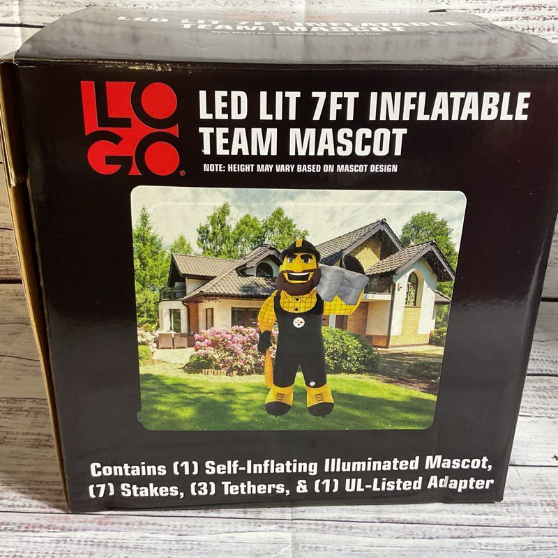 NOB Logo Pittsburgh STEELERS Inflatable 7ft Mascot