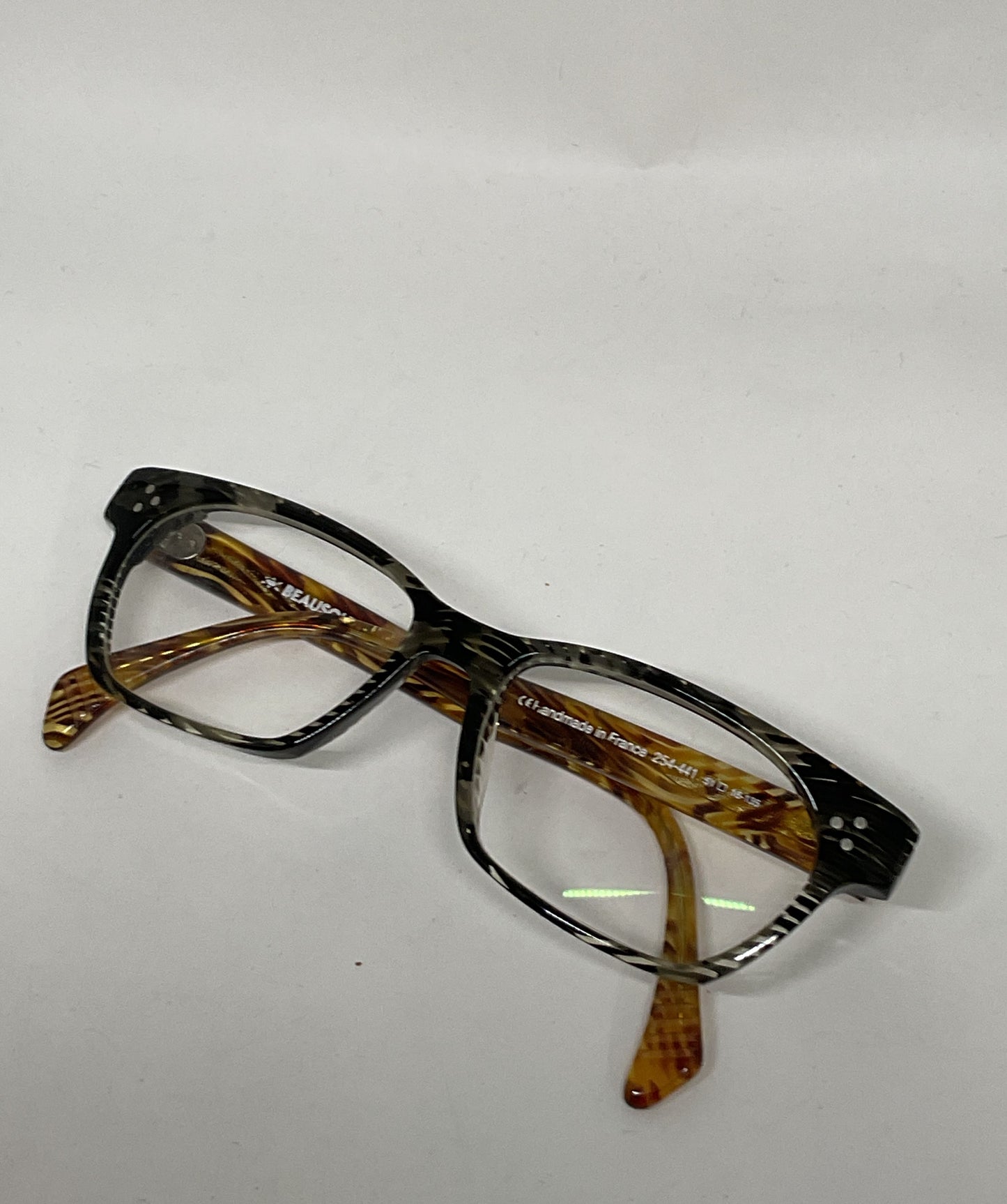BEAUSOLEIL 254-441 Brown Eyeglasses Frames Only - Size 135 France