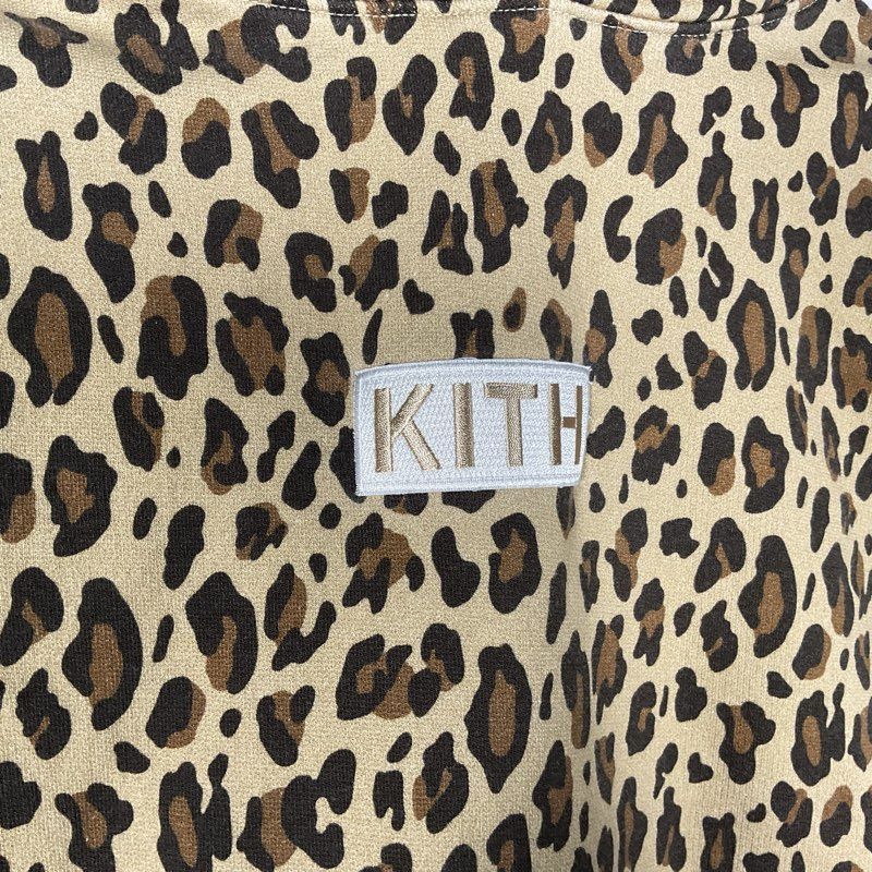 Kith Kid's Leopard Print Hoodie Sweatshirt - Size 7