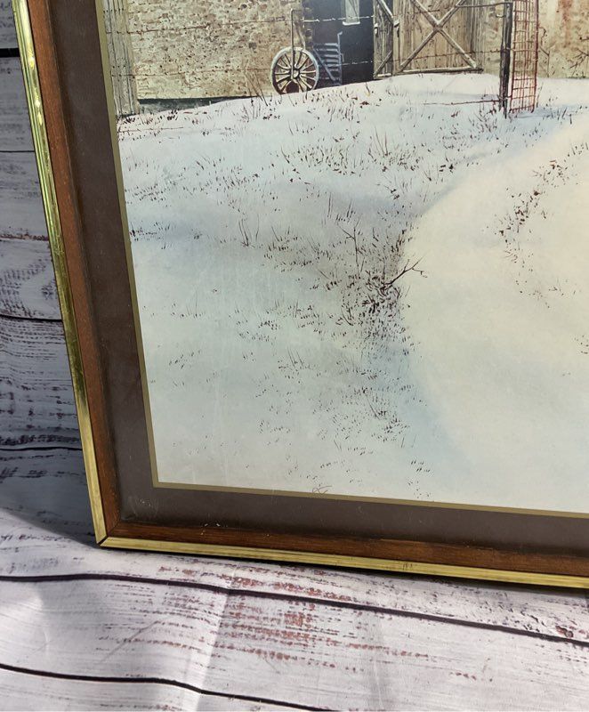 Deep Winter by Frank Hamilton Framed Art Print Signed