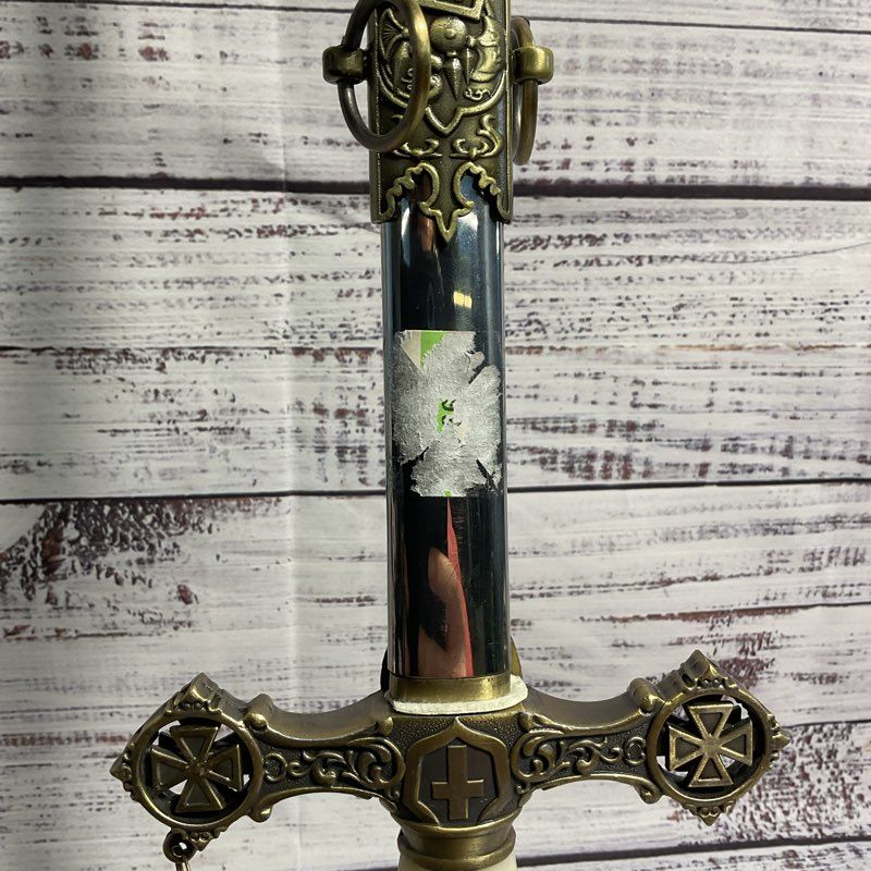 Masonic Knights Templar Ceremonial Dress Sword w/ Scabbard *NO CHAIN*