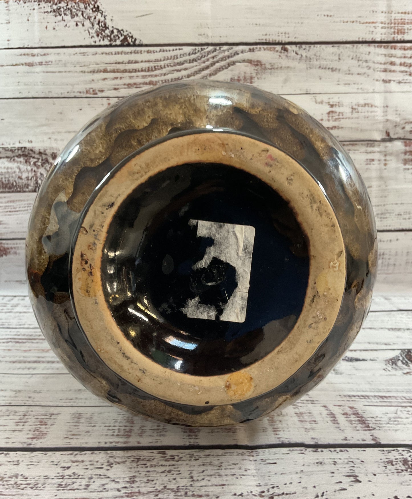 Alexander Kalifano Ceramic Drip Glaze Vase