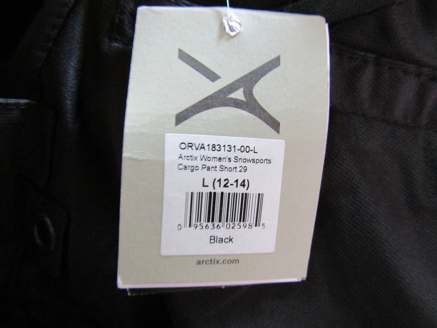 Arctix Women's Black Cargo Snow Pants Size L