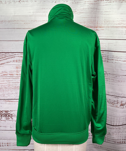 Adidas Originals Firebird Jacket Track Jacket Green Shiny Trefoil S