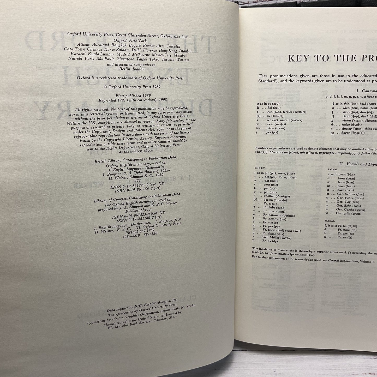 The Oxfords English Dictionary Second Edition Volumes 11,12,13,14,15 Lot Of 5