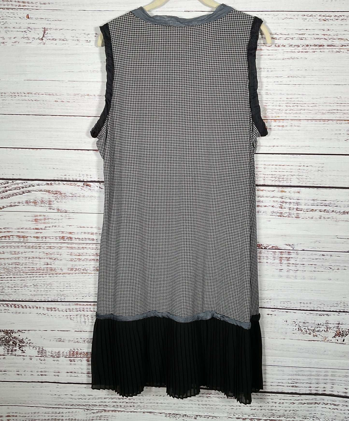 Michael Kors Women's Houndstooth Pleated Dress Size XL