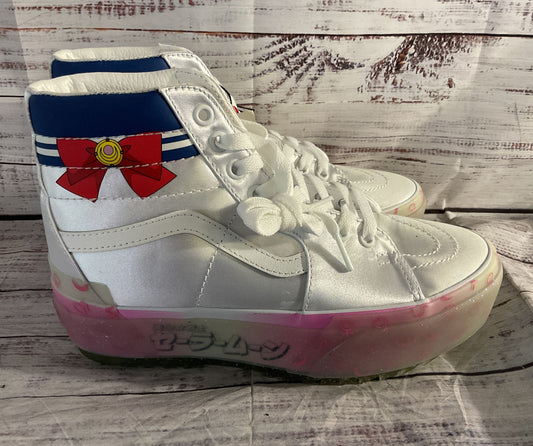 Vans Sailor Moon x Sk8-Hi Stacked Pretty Guardian Sneakers Silver 5.5