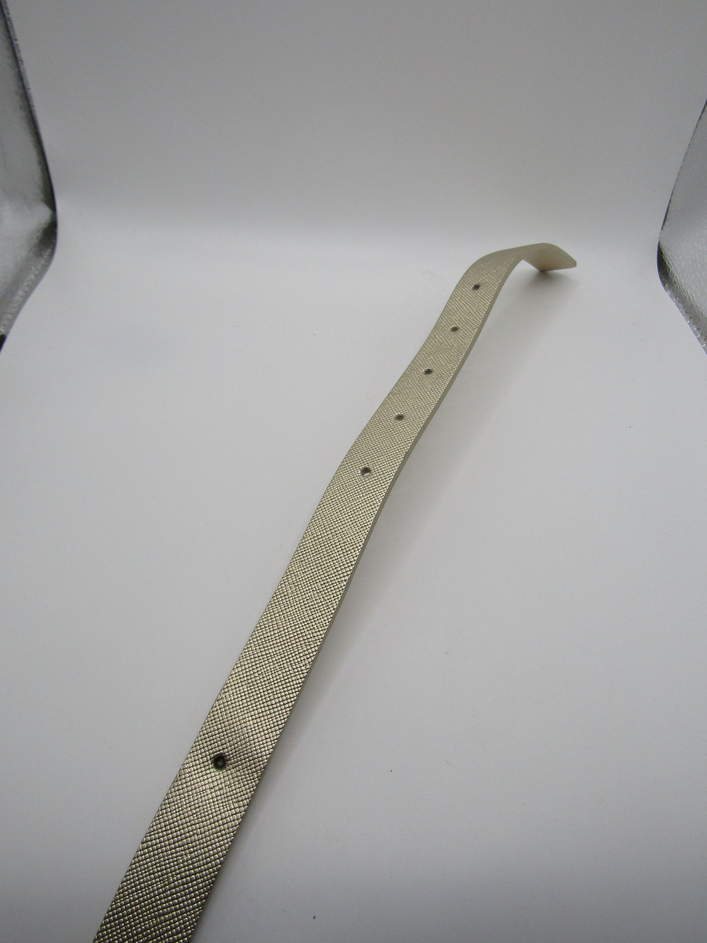 Kate Spade Women's Gold Leather Slim Belt Size M