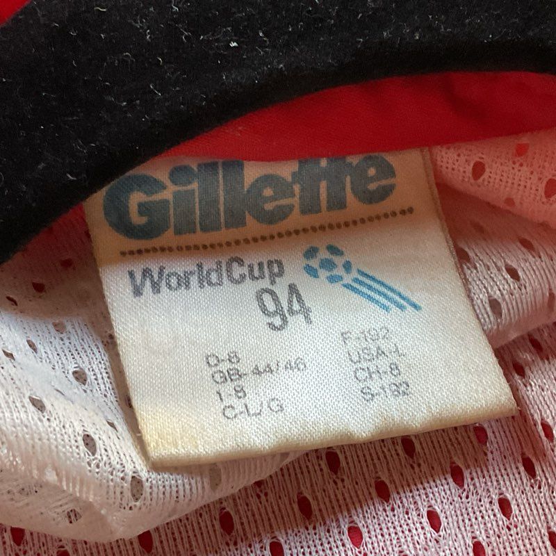 VTG. GILLETTE 1994 USA World Cup USA Men's Tracksuit- SZ L