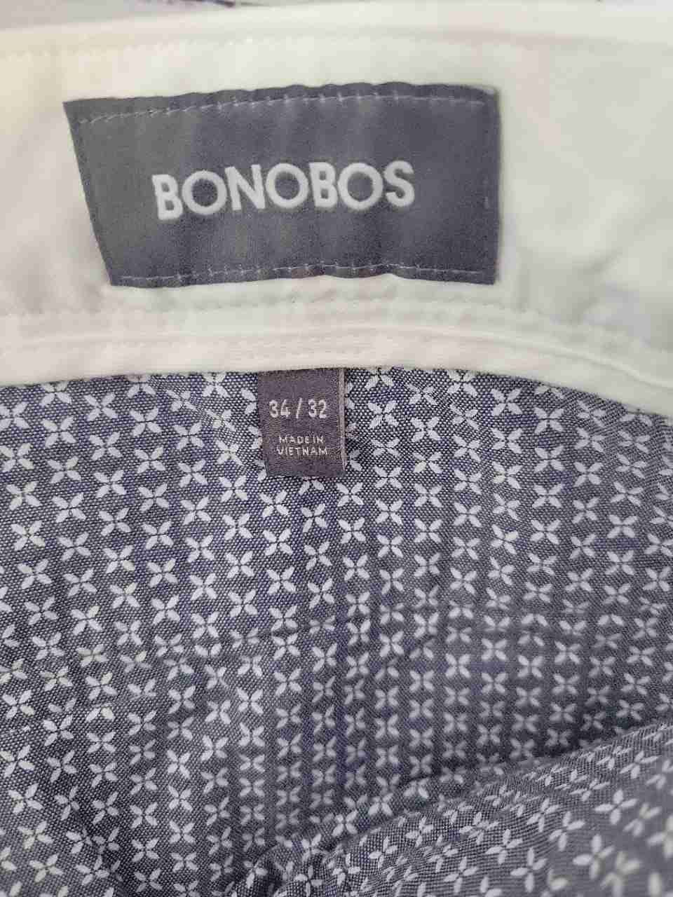 Men's Bonobos White Chino Pants Size 34/32